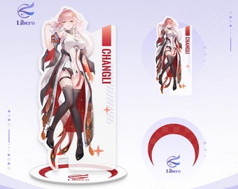 Changli Acrylic Standee | Wuthering Waves Anime Artwork Display, Graduation Collection Gifts