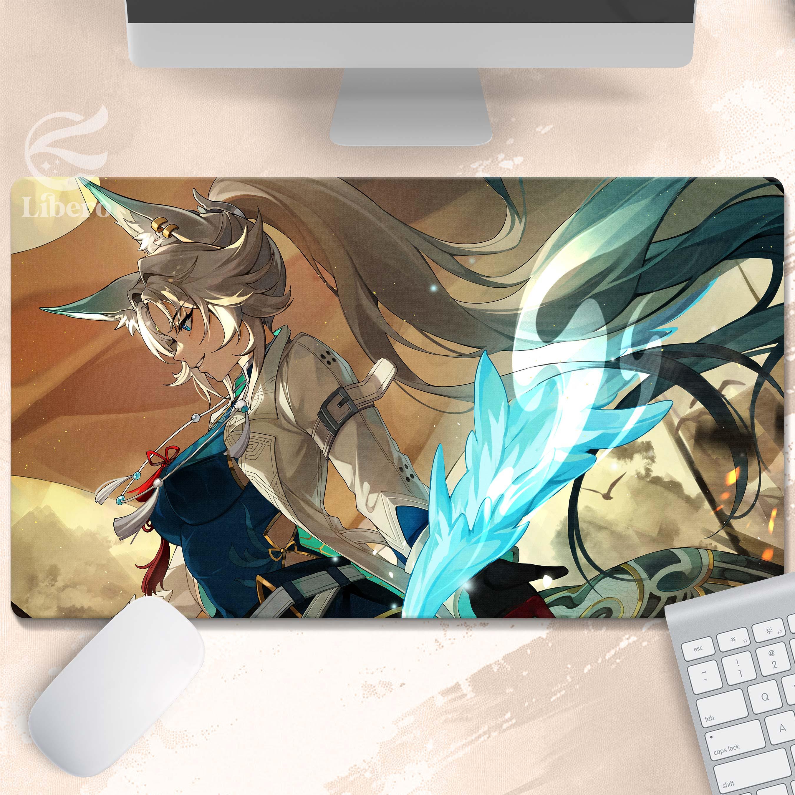 Keycap PBT Per Tastiere Honkai: Star Rail Feixiao &ndash; 128 Tasti, Profilo Cherry MX, Sublimazione