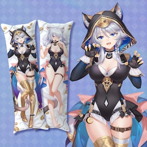 Cipher Body Pillow Honkai: Star Rail Fan-Made 2 Way Tricot Female Character Dakimakura(CASE ONLY)