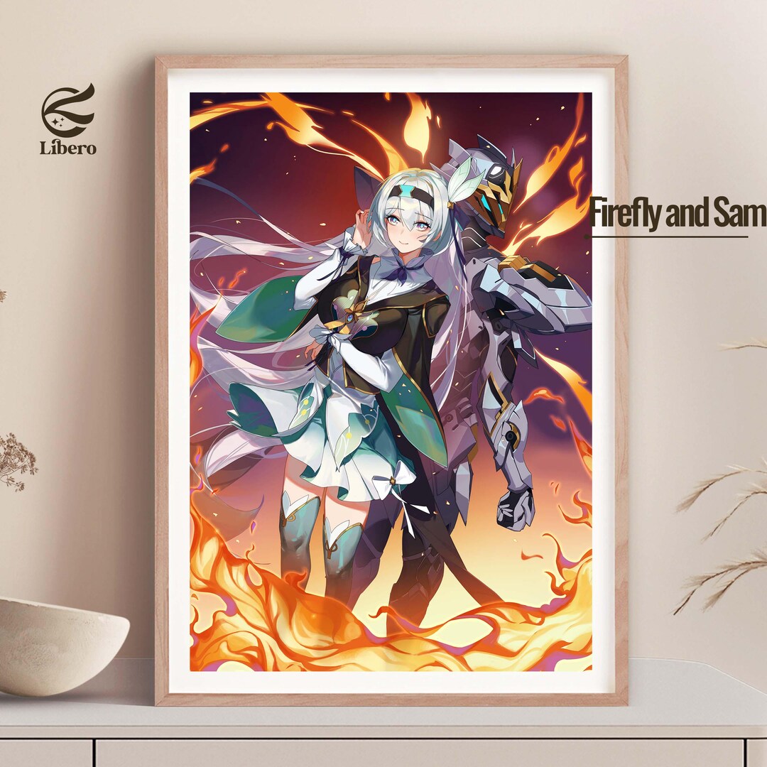 Firefly & Sam Poster | Honkai: Star Rail Fan Art Print - Etsy