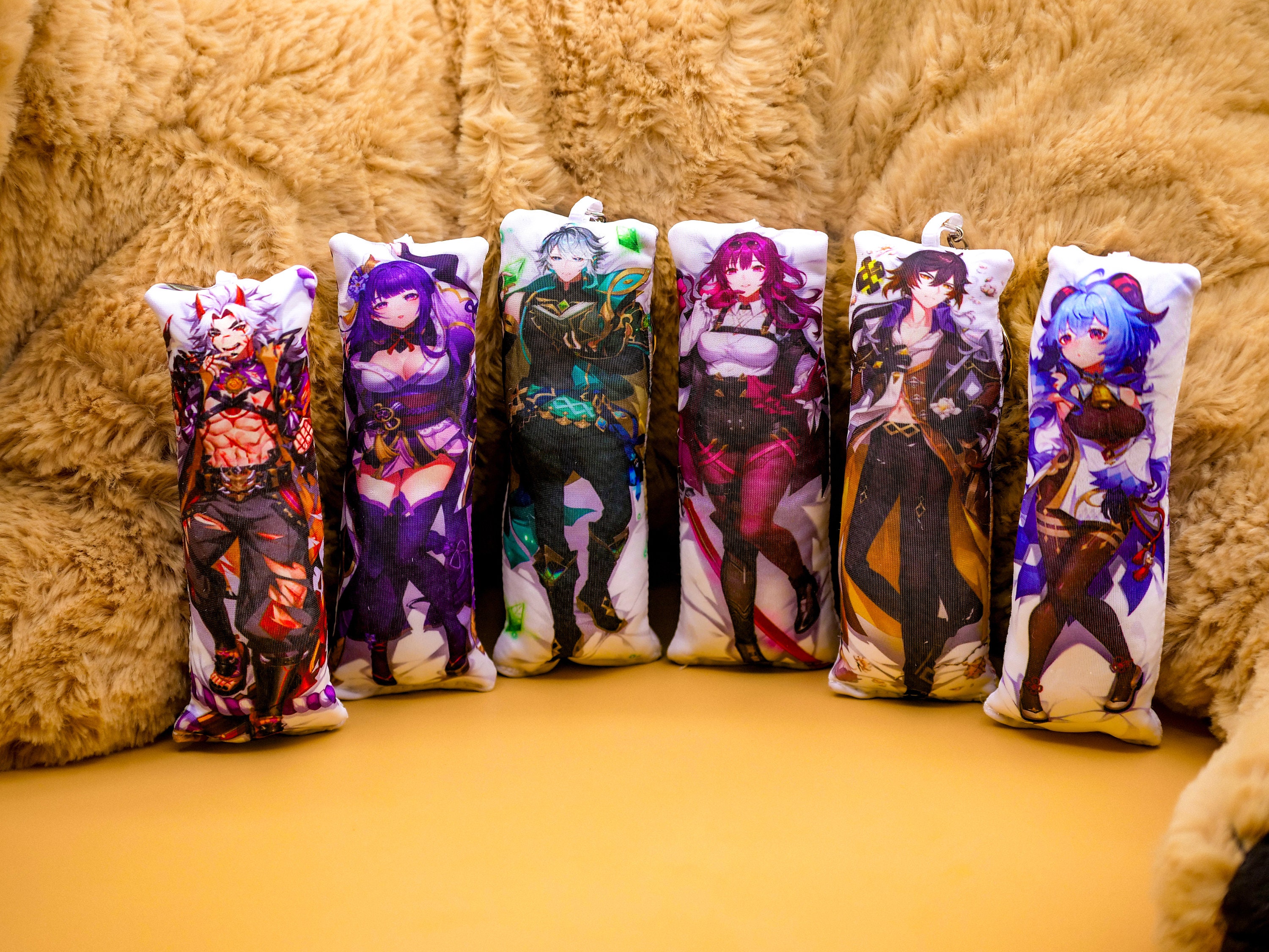 Ganyu Body Pillow KEYCHAIN ONLY, Double Sided Etsy