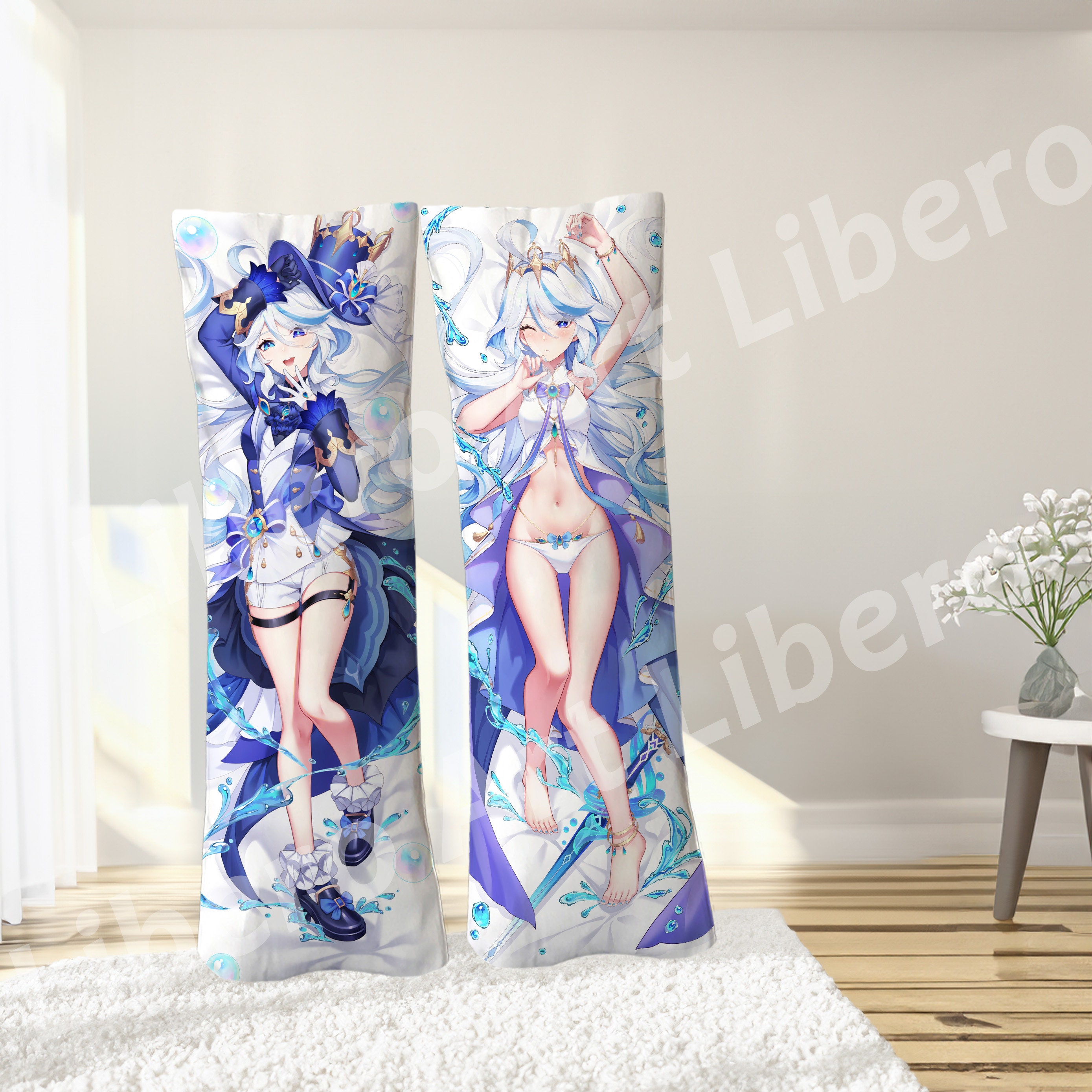 Furina Full Body Pillow Case, Double Sided 2way Tricot Etsy