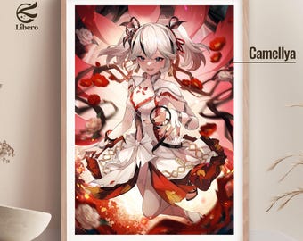 Camellya Poster | Wuthering Waves Fan Art Anime Print