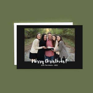 Christmas Photo Card | Holiday Photo Card | Merry Christmas Card | Family Photo Card | Photo Holiday Card | Holiday Inviation | Editable