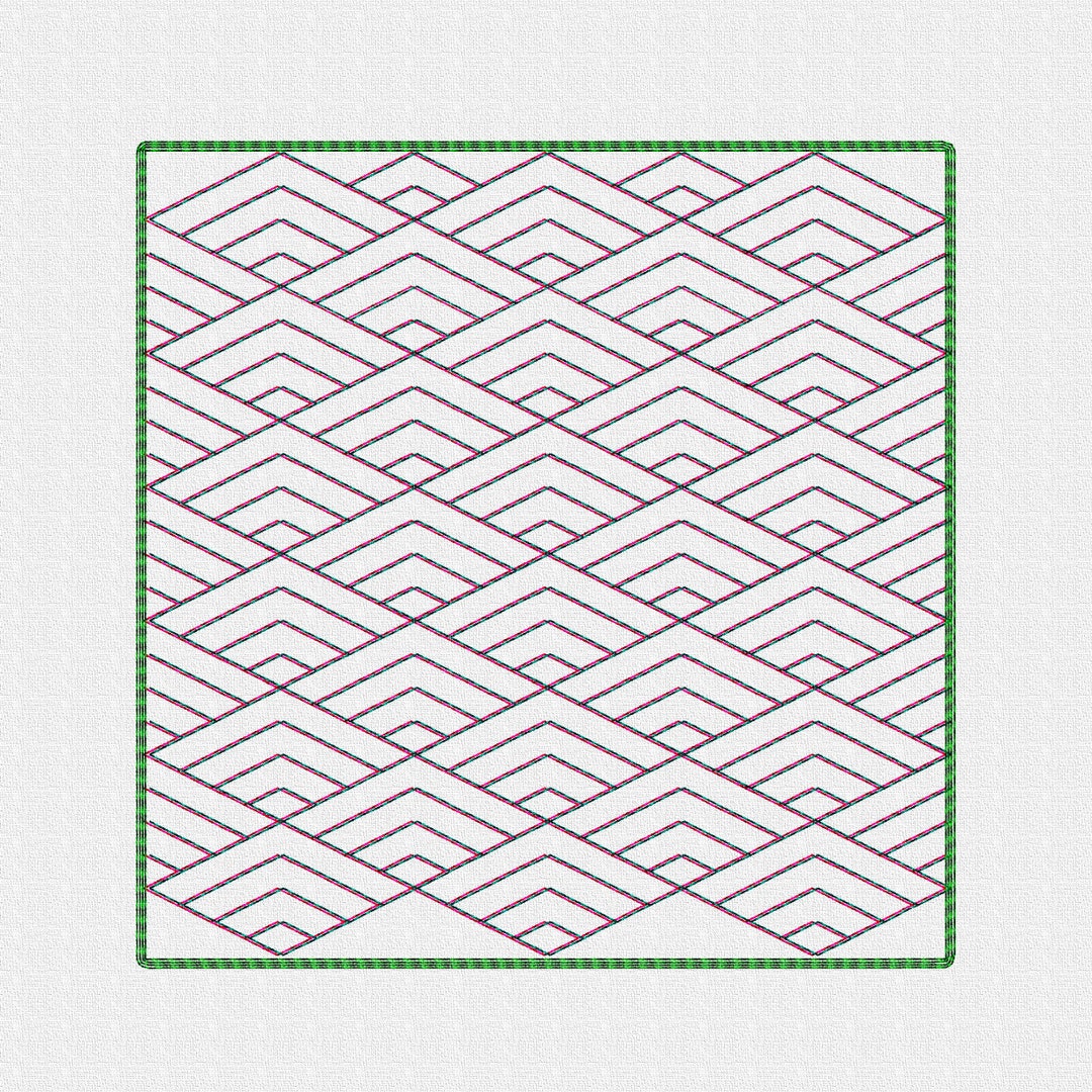 Embroidery Sashiko. New Sashiko for Machine Embroidery Two Different