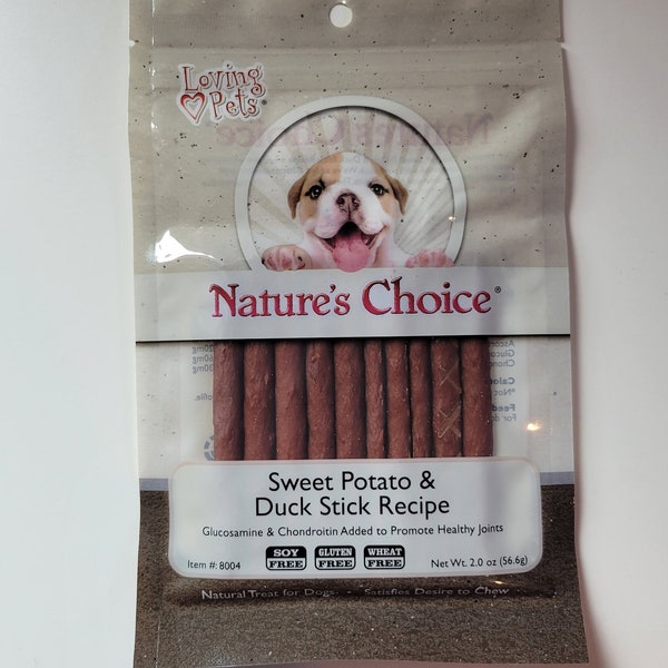 Loving Pets Nature's Choice Sweet Potato & Duck Meat Sticks