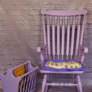 Lavender rocking chair cushions hot sale