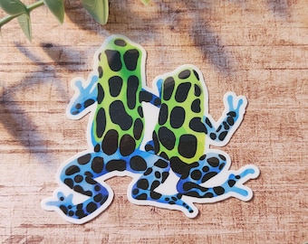 Dart Frog Pair Vinyl Sticker