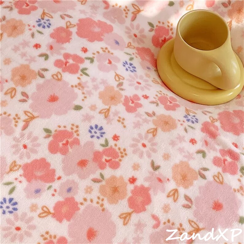 Pink Velvet Duvet Cover Set Warm Velvet Bedding Ruffled Duvet Cover