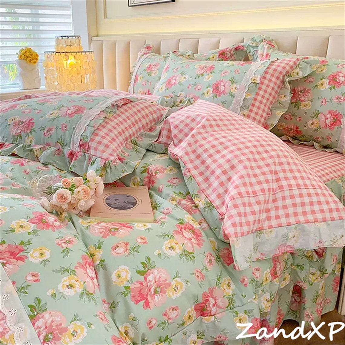 Rurality Duvet Cover 100 Cotton Bedding Sets Ruffled Duvet Cover Twin