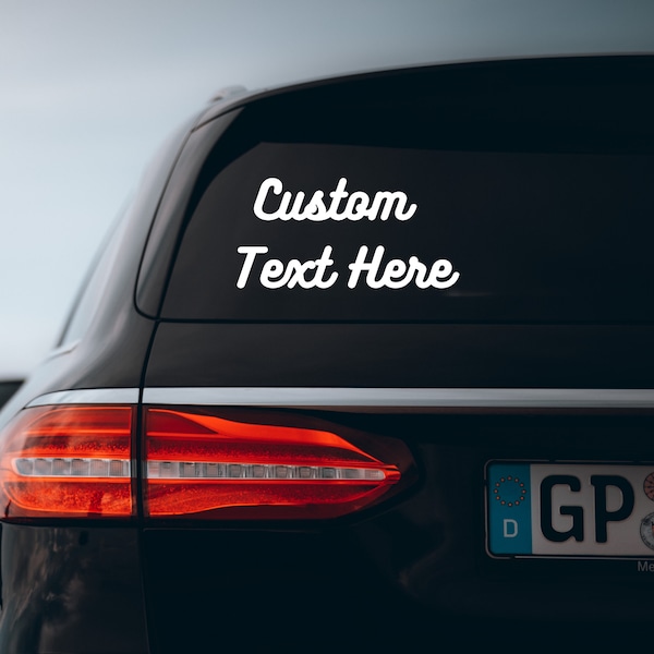 Custom Car Decal Etsy Australia