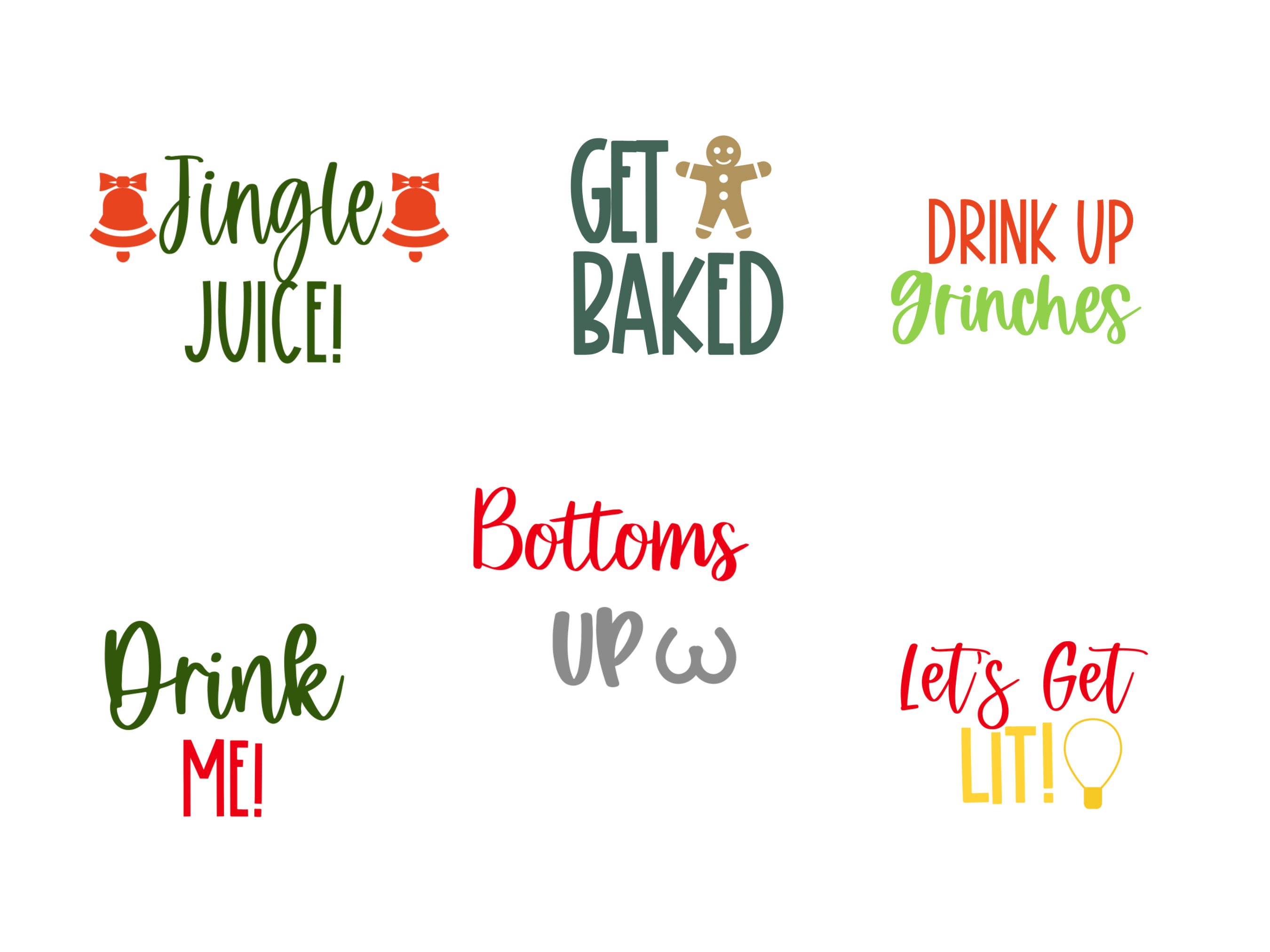 Booze Ball Ornaments SVG Christmas SVG Cut Files Funny - Etsy Canada