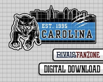 Carolina Football SVG, AI, PNG, Cut File (Digital Download)