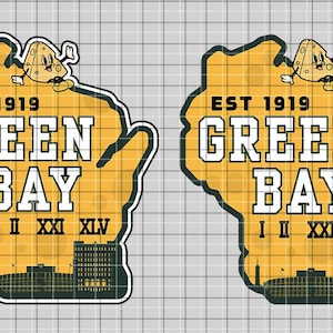 Green Bay Football. Fichier numérique .svg / .png /.ai, modèle GB, fichiers coupés, clipart téléchargement immédiat, Cricut, vecteur