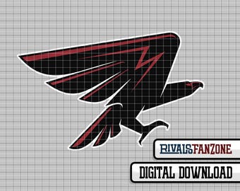 Falcon .svg / .png /.ai Digital File, Atlanta Template, Cut Files, Instant Download Clip Art, Cricut, Vector, Football
