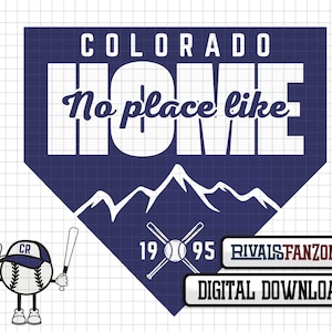 Colorado Baseball .svg / .png /.ai Digital File, CO Template, Cut Files, Instant Download Clip Art, Cricut, Vector, CR Denver