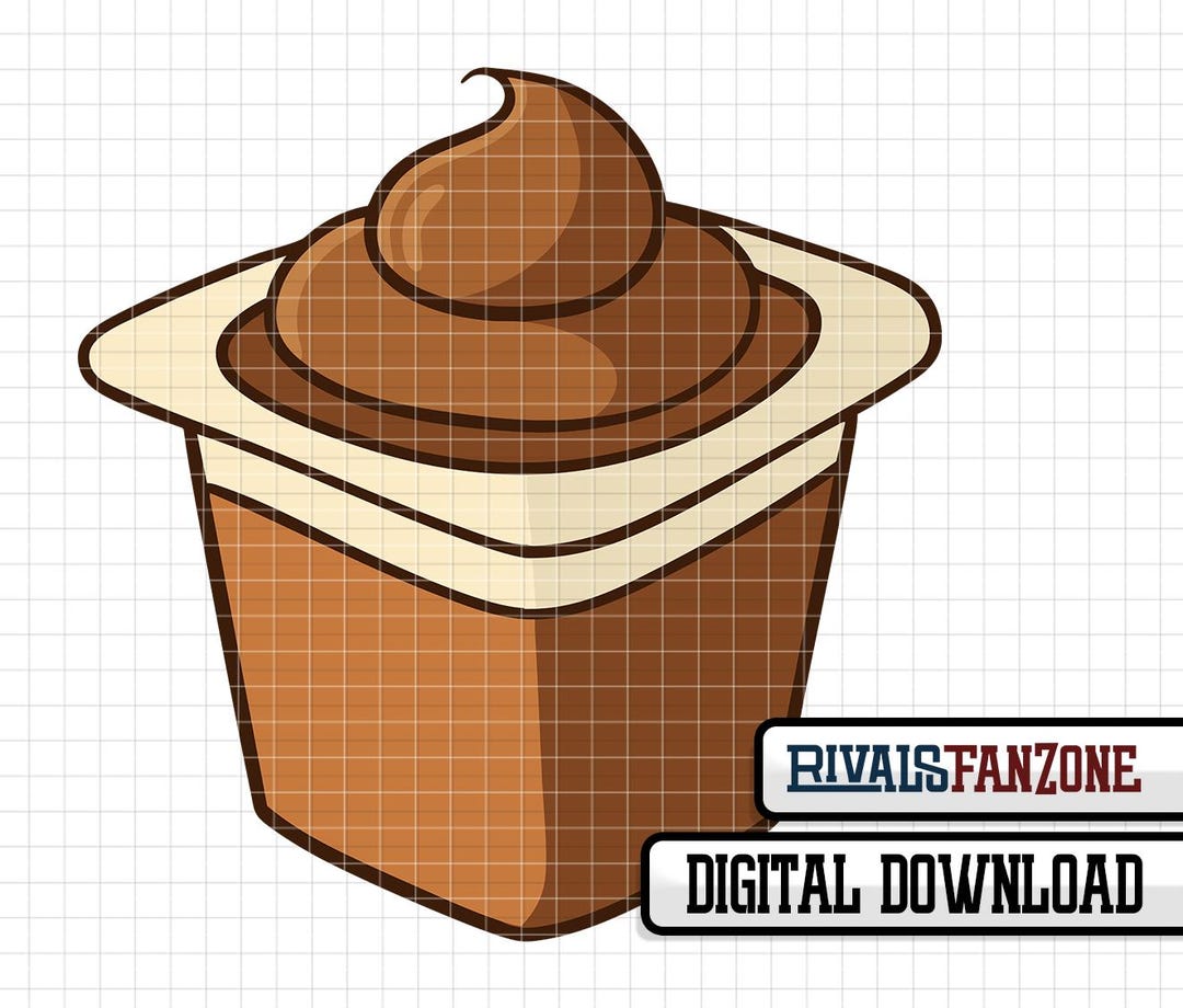Pudding Cup Hand Drawn Clipart .svg / .png /.ai / .jpg Digital File ...