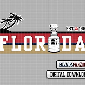 Florida Hockey .svg / .png /.ai Digital File, FL Template, Cut Files, Instant Download Clip Art, Cricut, Vector