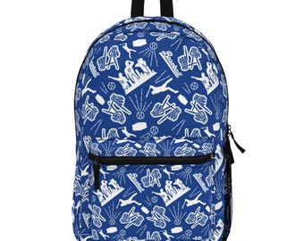Mochila deportiva de béisbol de Los Ángeles, bolso de jugador de Los Ángeles, mochila escolar, regalos de la MLB de California para niños, regalos para él, regalos para ella, espíritu de equipo