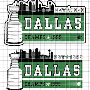 Dallas Hockey .svg / .png /.ai digitaal bestand, TX-sjabloon, gesneden bestanden, Instant Download illustraties, Cricut, Vector