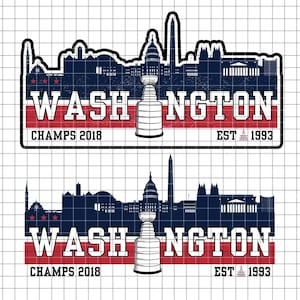 Washington Hockey .svg / .png /.ai Arquivo digital, modelo WA, arquivos de corte, download instantâneo de clip art, Cricut, vetor