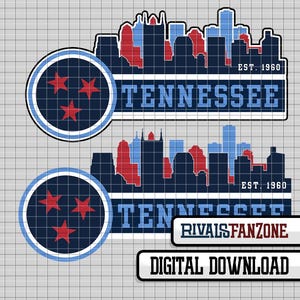 Tennessee Football .svg / .png /.ai digitaal bestand, Nashville-sjabloon, gesneden bestanden, Instant Download illustraties, Cricut, Vector