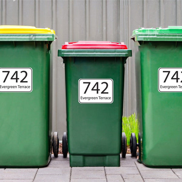 Wheelie Bin Stickers Etsy Australia