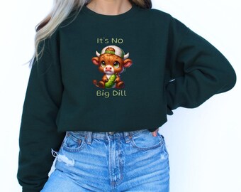 Pickle Highland Cow Sweatshirt, Pickle Highland Cow Comfort Color Shirt, Cute Cow t-shirt, Pickle Shirt, Pickle Cow Sweatshirt, Cow Shirt