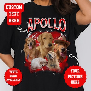 Custom Pet Shirt, Retro Graphic 90s Shirt, Dog Bootleg Shirt, Custom Bootleg Rap Tee Dog, Custom 90S Bootleg Shirt, Personalize Bootleg Tee