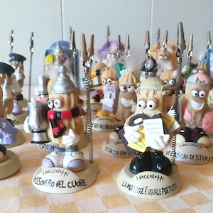 NOCCIOLOTTI - Collectible character photo memo holder with clip and clip