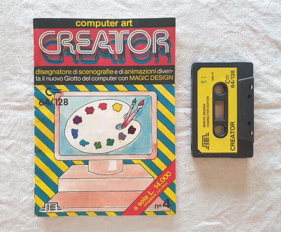 Creator Art n.4 - Computer graphics per Commodore 64 in cassetta