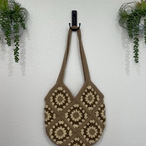 Crochet Bag | Crochet Tote | Granny Square Bag | Handmade Purse | Hippie Tote | Hippy Bag | Boho Bag | Shoulder Bag | Gift for Her