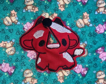 Red Cow Tubie pad | gtube pads Boy, Girl, Unisex | Gastrostomy supply gj gauze replacement |  Tubies G-Tube Cover Pads