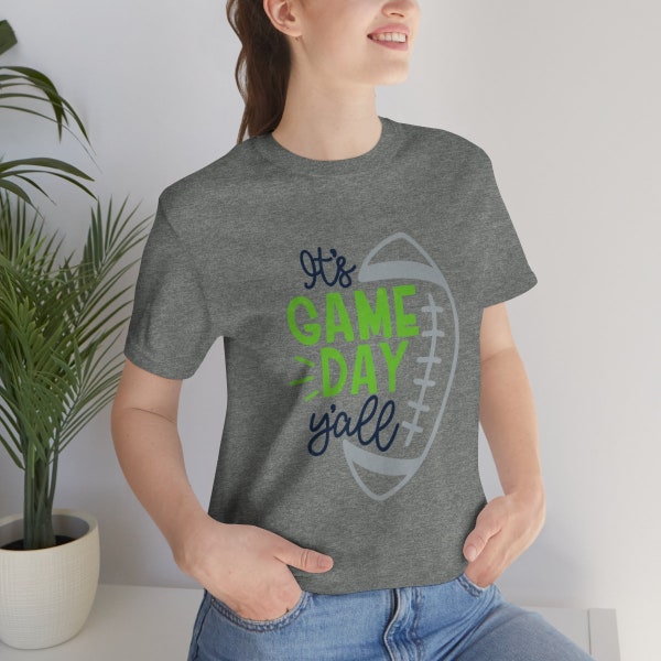 Seattle Football Tshirt - Seahawks Game Day - Football Season Tee - Football Mom Shirt - Sports Fan Gift - Team Spirit