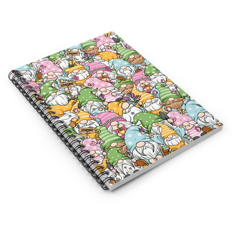 Kawaii Gnomes Notebook Ruled Line Kawaii Back to School Anime Notebook
