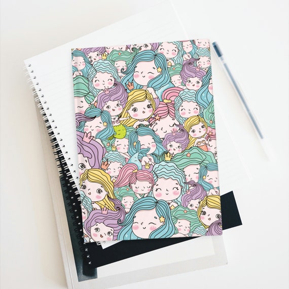 Kawaii Mermaids Journal Blank Chibi Mermaids Journal Kawaii Sketchbook Gift  for Anime Fan Artist Sketchbook Kawaii Art 