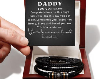 Sobriety Gift For Daddy Sobriety gifts for dad, AA Gifts, Recovery Gifts For Father, Sober Dad Gifts, Christmas Sober Gift Dad