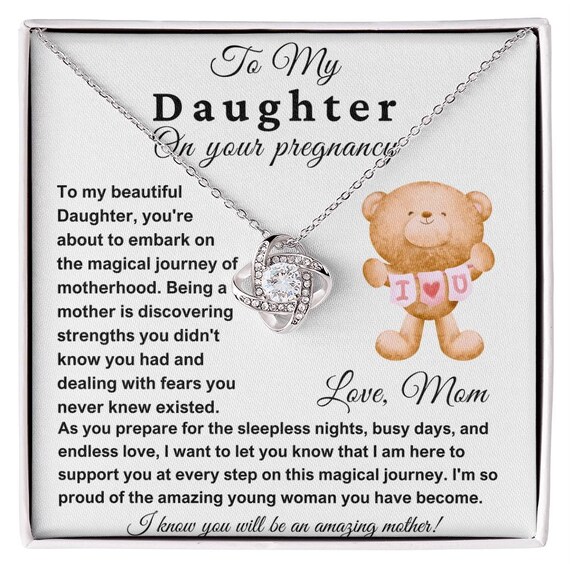 First Mother's Gift, Daughter Pregnancy Gift, From Mom, Baby Shower Gift, Congratulations Pregnancy, Mothers Day, Pregnant Daughter Gift