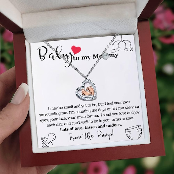 Baby Shower Gift, Congratulations Pregnancy, Mothers Day, Necklace