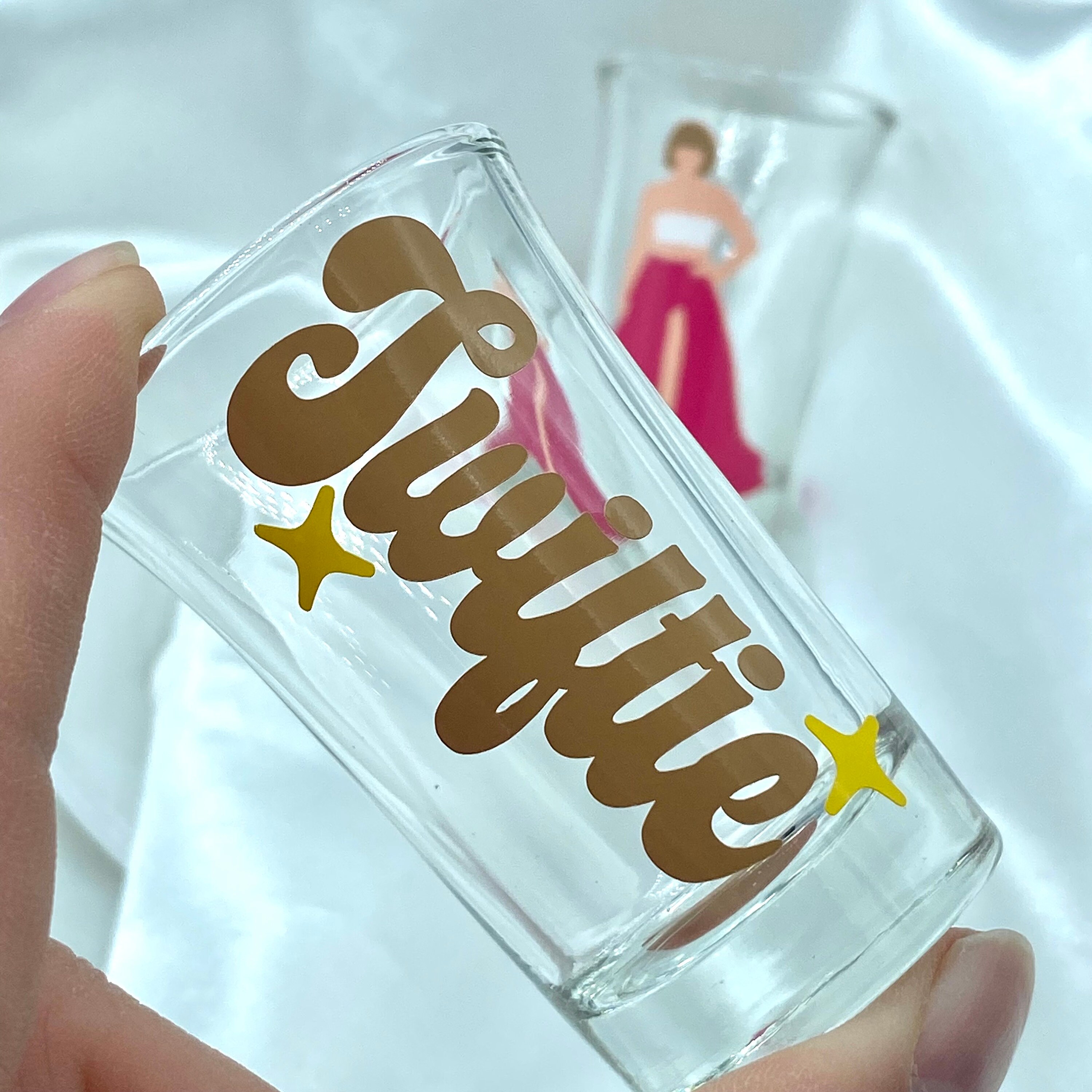 Taylor Swift Inspired Shot Glass Vinyl Shot Glass Swifties Etsy