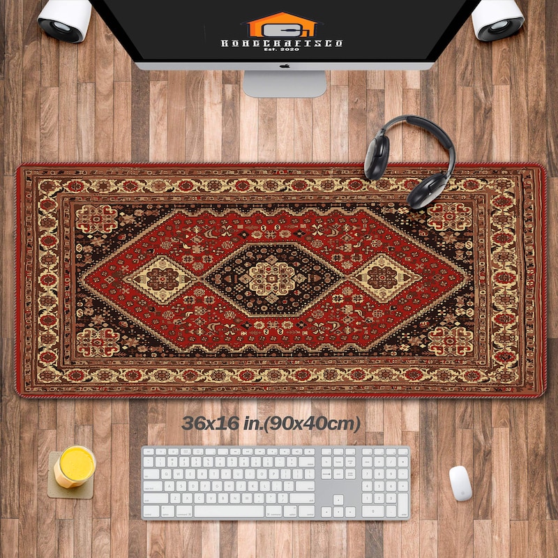 Persian Carpet Mouse Pad Etsy