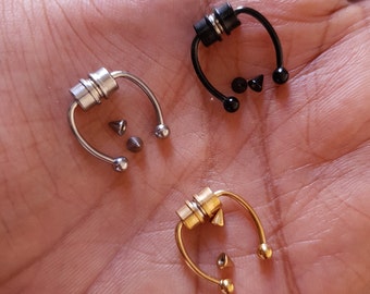 Fake Piercing Jewellery- Fake Septum Ring/ Fake Nose Ring/ Nose Ring (Multiple Colour's Available)