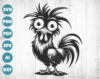 Cartoon Birds SVG PNG, Cute Funny Bird Clipart Vector, Whimsical Animal Silhouette, Digital Bird Eps Dxf Cricut Cut Files, Instant Download