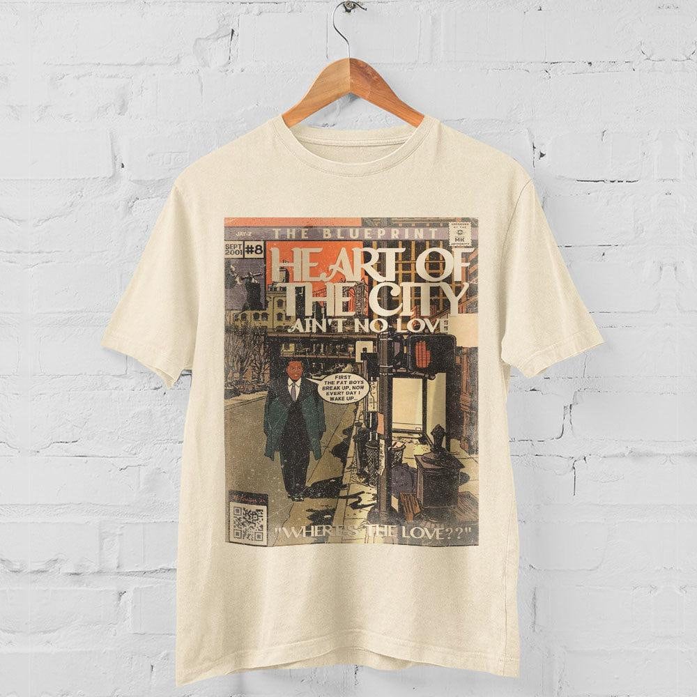 Jay-z - Heart Of The City Shirt Vintage Hip Hop 90s Retro Graphic Tee