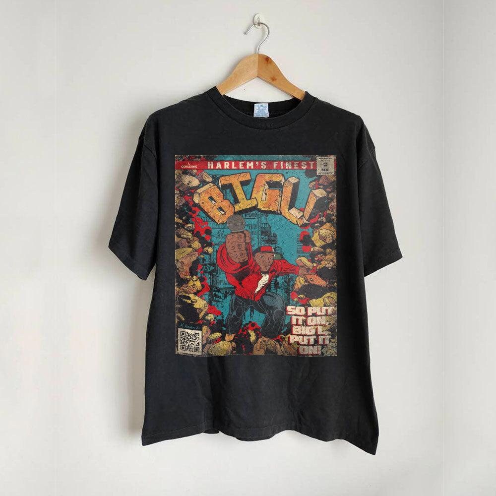 Discover Big L Put It On Shirt Vintage Hip Hop 90s Retro Graphic Tee