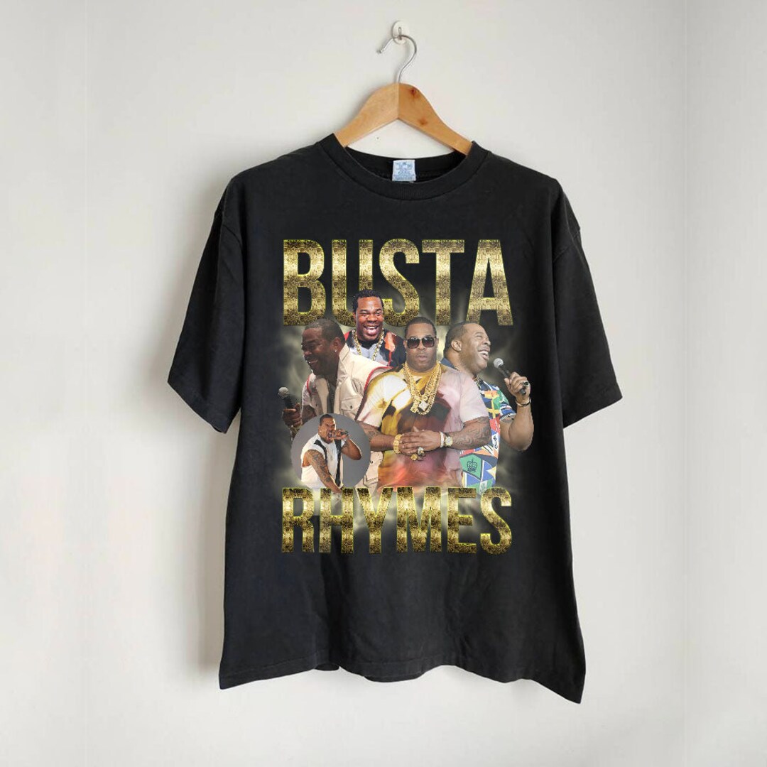 Busta Rhymes Shirt Vintage Hip Hop 90s Retro Graphic Tee Rap Etsy