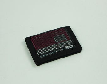 Handmade Card Holder from Recycled Materials, Slim Wallet for Business and Credit Cards