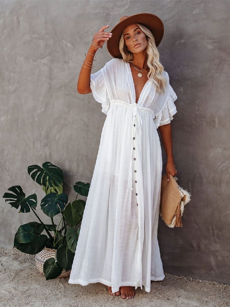 summer boho long maxi dress