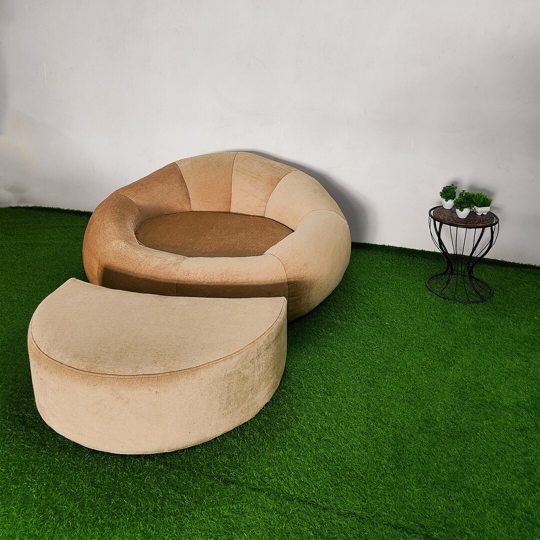 Home Theater Lounger Seat /heavy Padded Fabric/ Loveseat & Lounger With