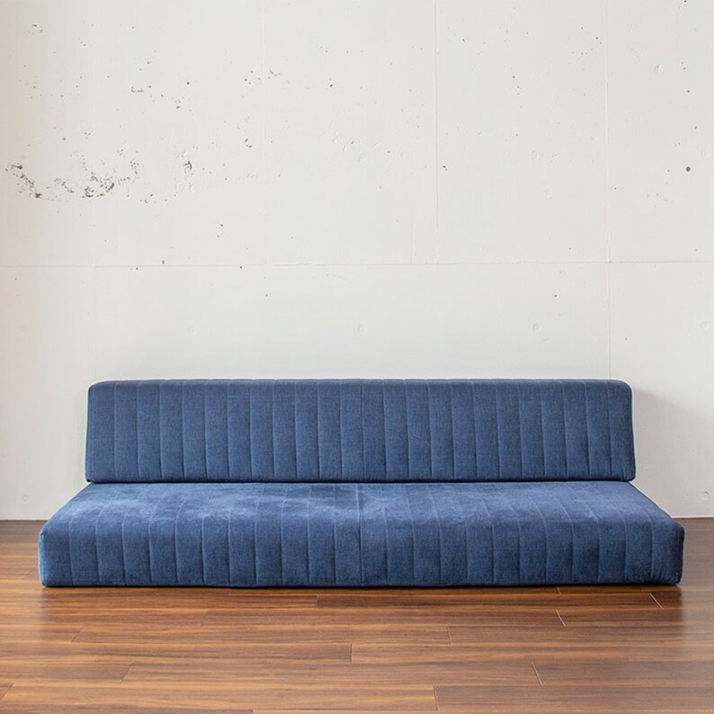 Japanese Floor Sofa Bed / Washable Covers / Single Bed / Handmade With